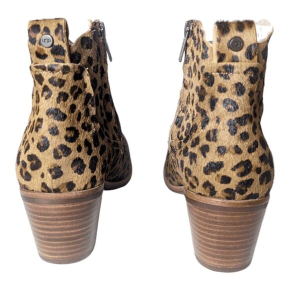 UGG Kingsburg "Leopard" Ankle Boot Size 9 - Picture 5 of 10